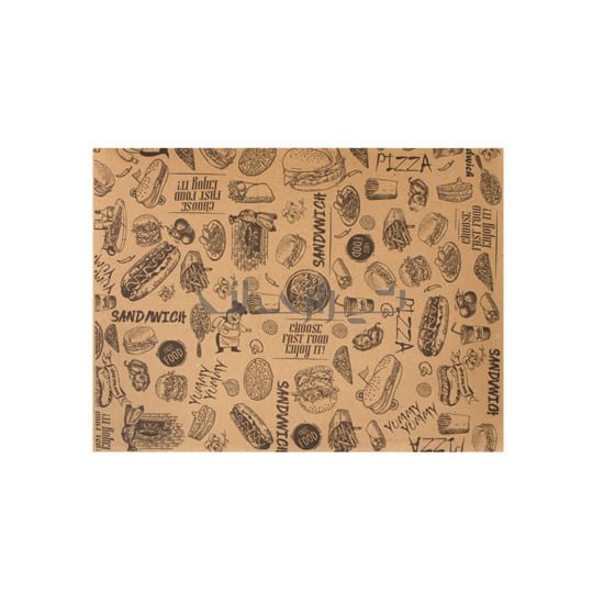 00000415 ورق أرضيات كرافت مطبوع مقاس 35 × 25