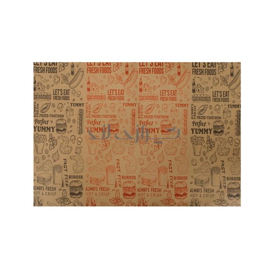 00000419 ورق أرضيات كرافت مطبوع