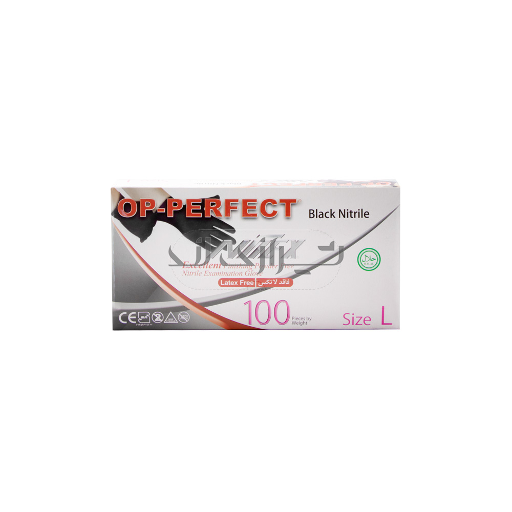 دستش-نیتریل-مشکی قفازات النتريل السوداء