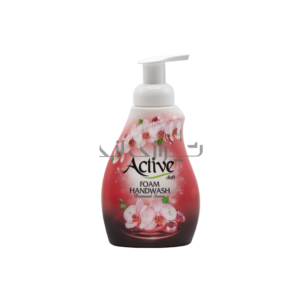 مایع-دستشویی-500-گرمی-فوم-اکتیو-قرمز 500 جرام سائل تواليت رغوي نشط أحمر